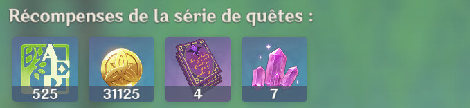 récompense 1 Emplacement du totem géo bloqué par 4 torches