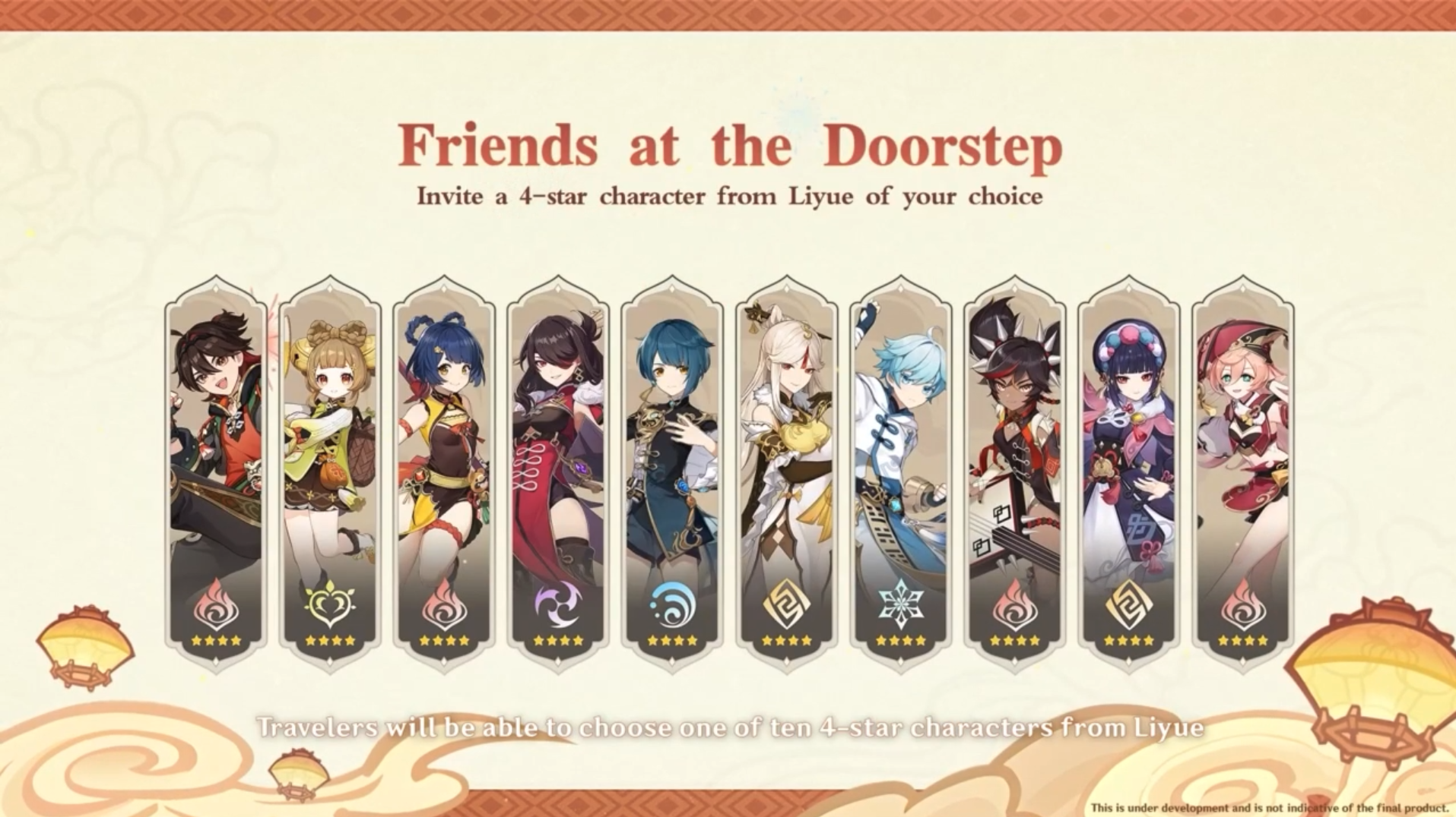 live 4.4 event characters